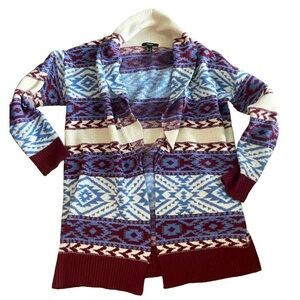 Aztec Cozy Cardigan Medium q